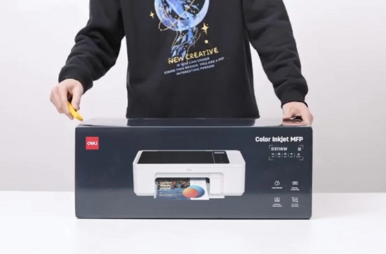 01 비디오 델리 프린터 D311NW 잉크젯 프린터 포장 해제