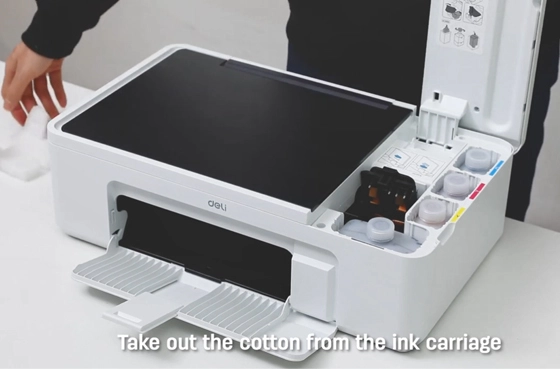 02 피팅 프린트 헤드 델리 프린터 D311NW 잉크젯 프린터