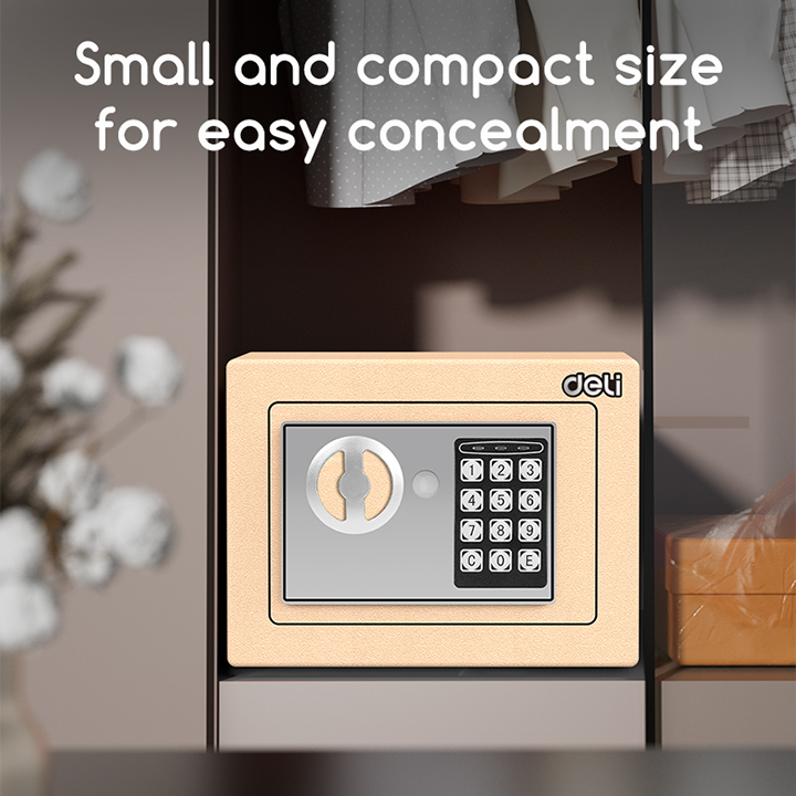 et512 mini digital safe size