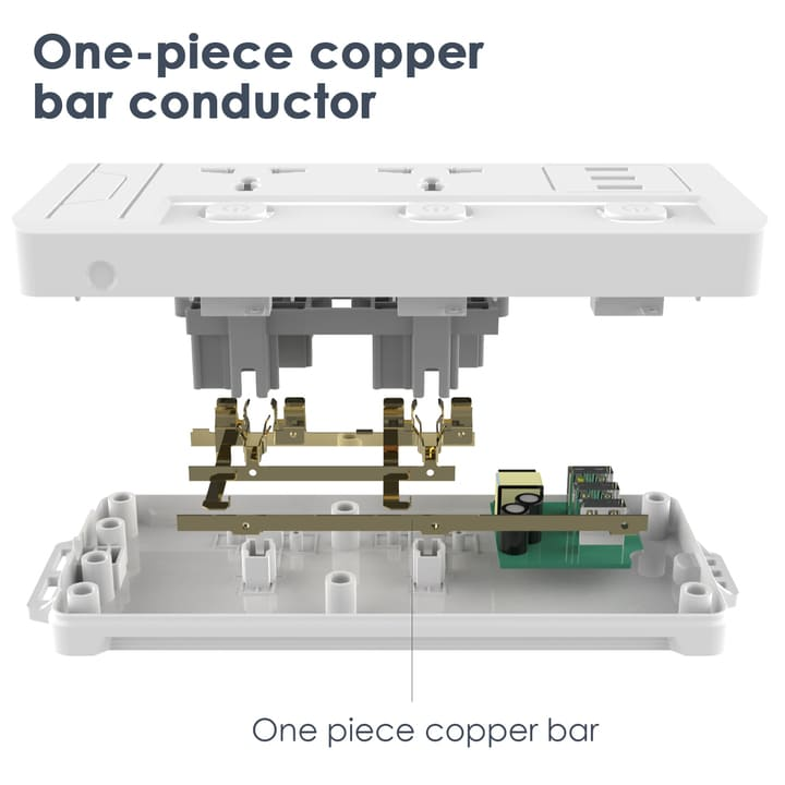 et409 2 holes 2m universal conventional power strip supplier