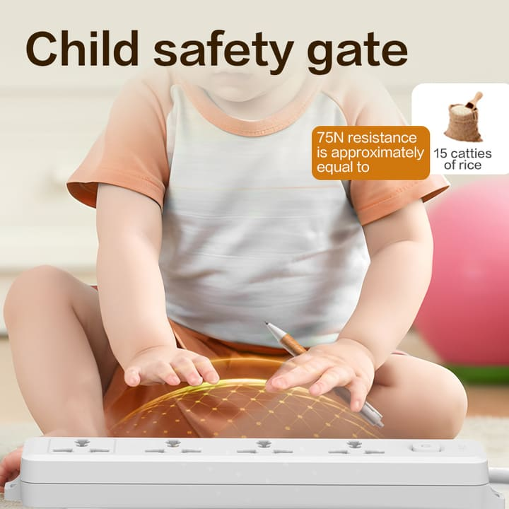 ct704 4 holes 5m universal conventional power strip company