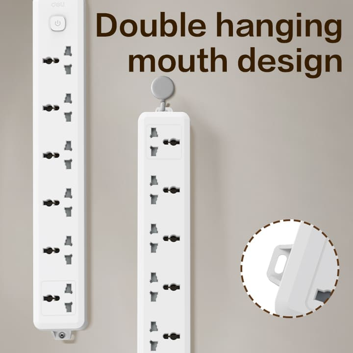 ct706 6 holes 5m universal conventional power strip supplier