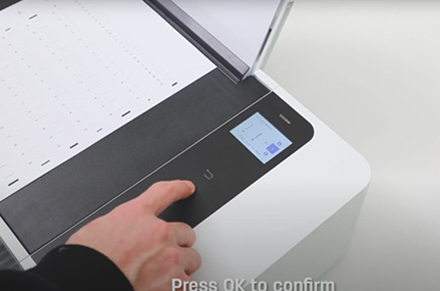 프린터 델리 프린터를 통한 교정 D311NW 잉크젯 프린터