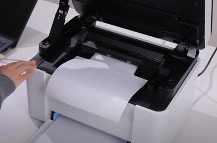 명확한 종이 잼