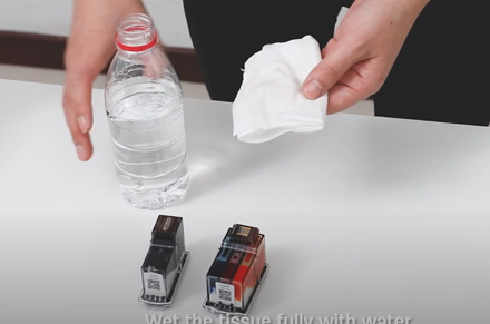 수동 인쇄 헤드 청소 델리 프린터 D311NW 잉크젯 프린터