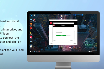 델리 프린터 (Windows 컴퓨터를 통해 Wi-Fi 연결)