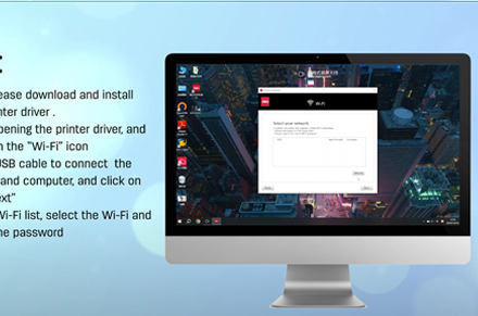 델리 프린터 (Windows 컴퓨터를 통해 Wi-Fi 연결)