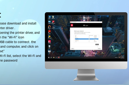 델리 프린터 (Windows 컴퓨터를 통해 Wi-Fi 연결)