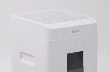 델리 ET081 자동 공급 마이크로 컷 종이 슈레더