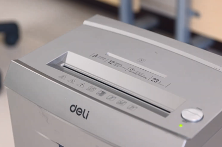 델리 ET095 종이 슈레더