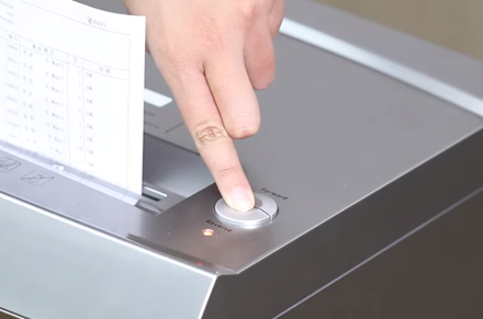 델리 ET096 종이 슈레더