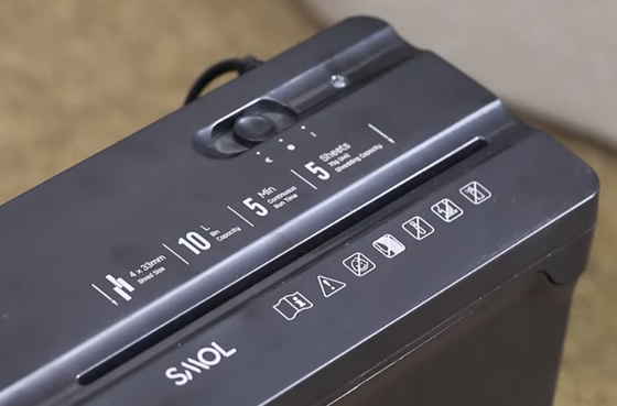 01 델리 ET015 종이 슈레더