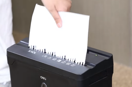 델리 ET015 종이 슈레더