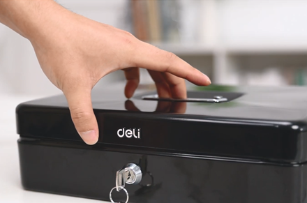 델리 ET509 더블 레이어 현금 상자