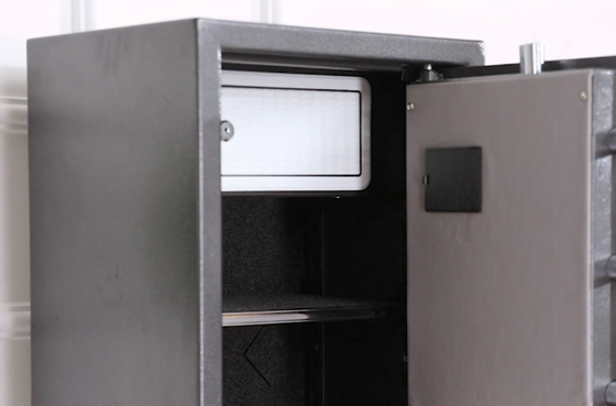 01 델리 ET623 안전 상자 듀얼 잠금